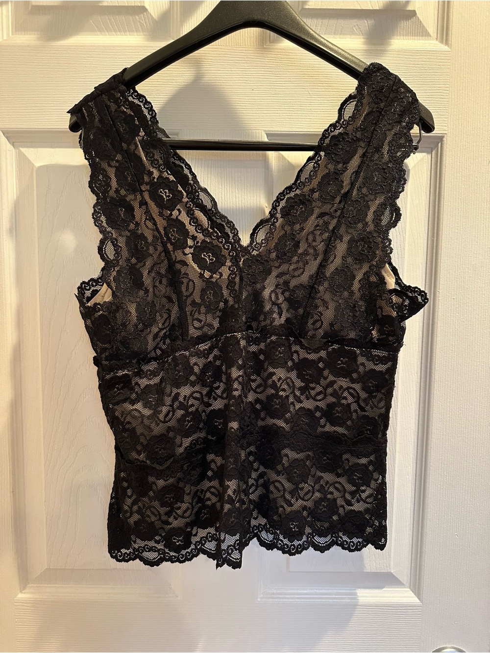 George Women’s Black Lace Top